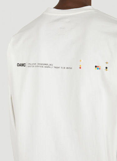 OAMC 크러쉬 캔 티셔츠 화이트 oam0148011