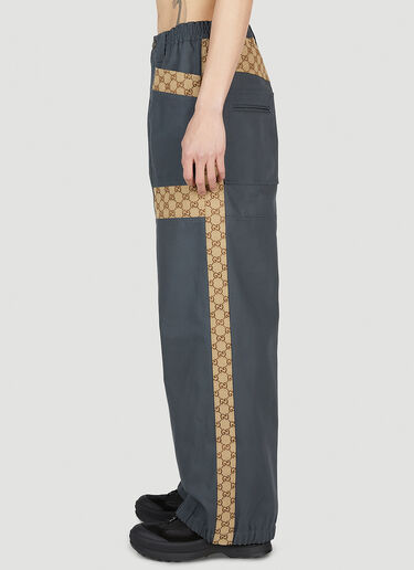 Gucci GG 嵌片长裤 藏蓝色 guc0152295