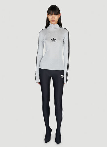 Balenciaga x adidas Metallic Logo Top Silver axb0251007