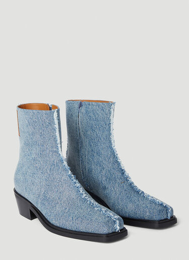 Y/Project YP-007 Denim Boots Blue ypr0152029