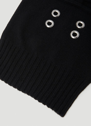 Rick Owens Knit Balaclava Black ric0153032
