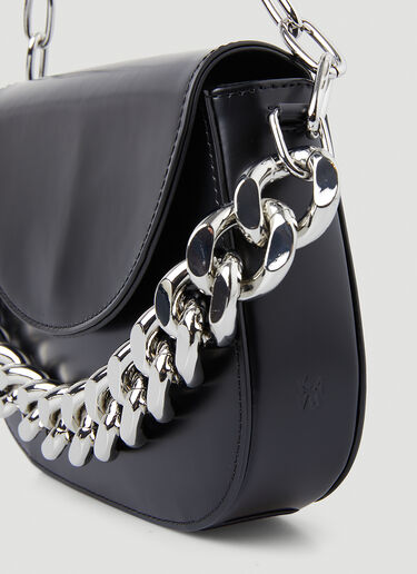 KARA Chain Saddle Shoulder Bag Black kar0247012