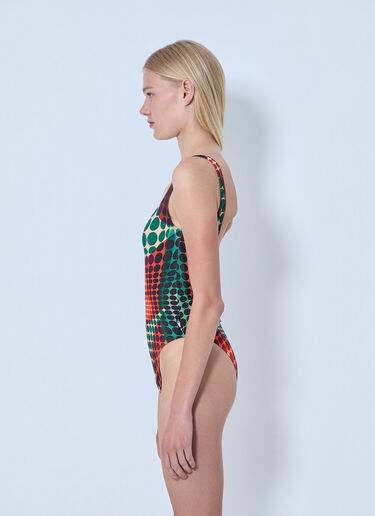 Jean Paul Gaultier Re-Edition The Brown Dots Swimsuit Brown jpg0264015
