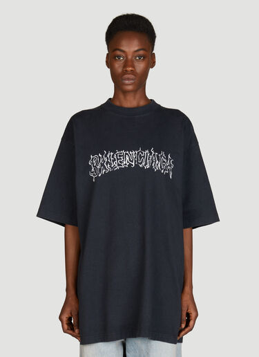 Balenciaga Darkwave Large Fit T-Shirt Black bal0355005