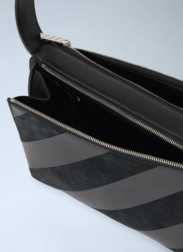 LN-CC® - Off-White: Sandbag 404 Diagonal Bag - Black Off-White Sandbag 404 Diagonal Bag Black ofw0264307