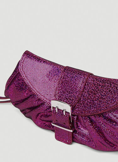 BY FAR Glami Disco Dot Clutch Bag Purple byf0251001