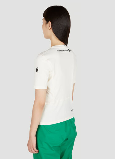 Moncler Grenoble 徽标贴饰 T 恤 白色 mog0251009