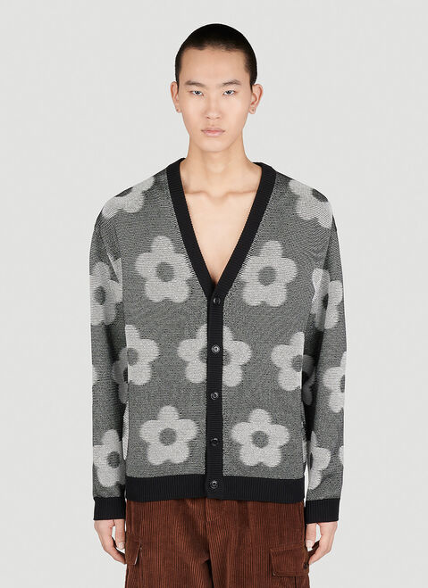 Kenzo Flower Spot Cardigan Green knz0154002