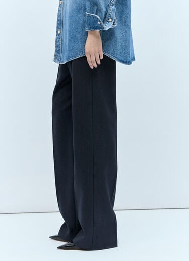 Striped Wool Pants Bottega Veneta Striped Wool Pants Black bov0257009