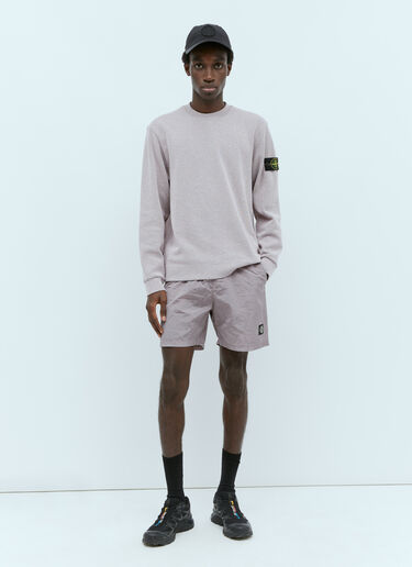 Stone Island Regenerated Nylon Bermuda Shorts Pink sto0156057