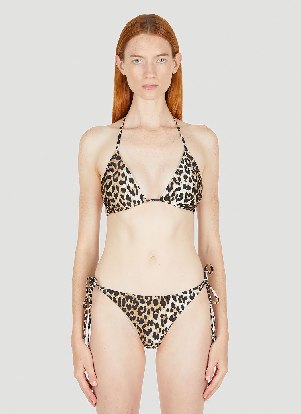 Ganni leopard bikini new arrivals