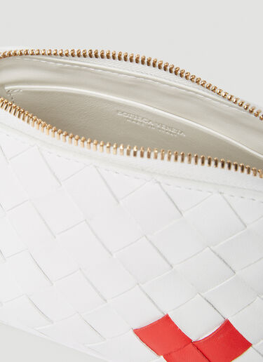 Bottega Veneta イントレチャート ビューティーポーチ ホワイト bov0255088