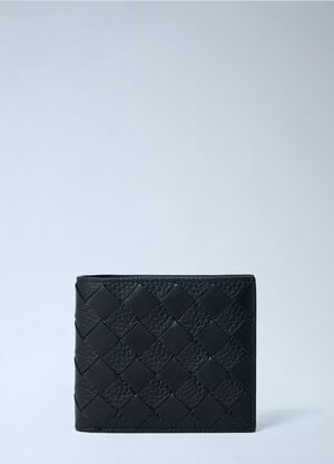 Bottega Veneta Intrecciato Bi-Fold Wallet Black bov0163008