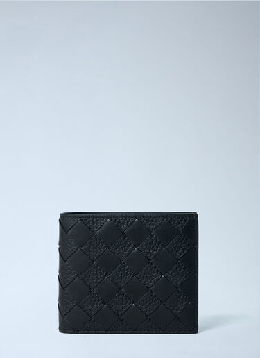 Intrecciato Bi-Fold Wallet Bottega Veneta Intrecciato Bi-Fold Wallet Black bov0163008
