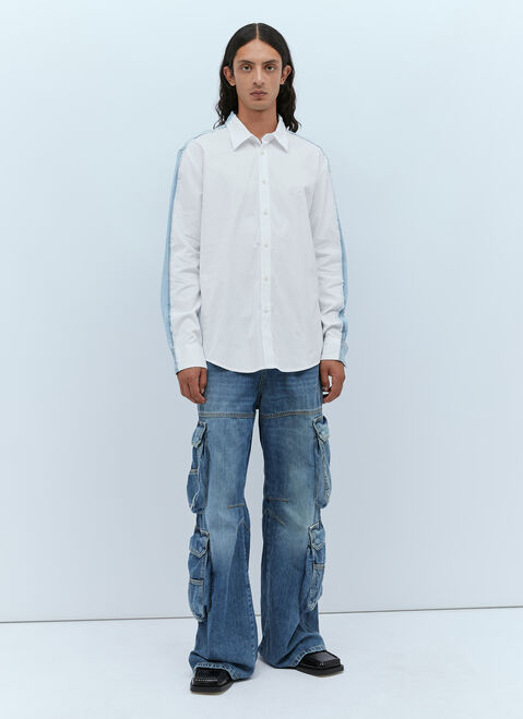 Diesel S-Warh Two-Tone Shirt Black dsl0154016