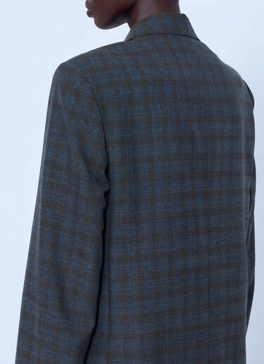 LN-CC® - Dries Van Noten: Double Breasted Rarrysta Coat - Dark Grey Dries Van Noten Double Breasted Rarrysta Coat Dark Grey dvn0265001