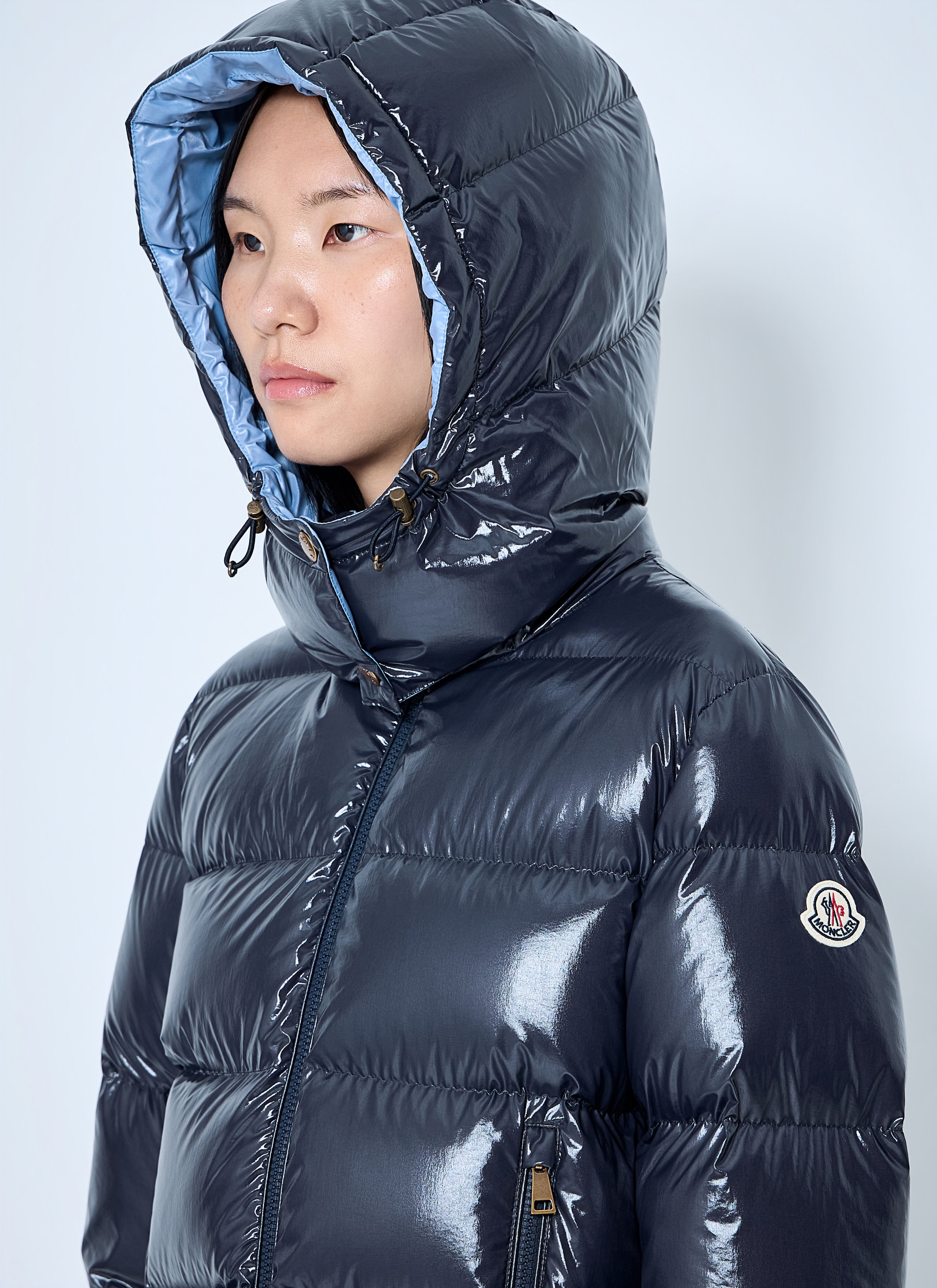 Moncler Women's' Niveole Quilted Jacket in Navy | LN-CC®