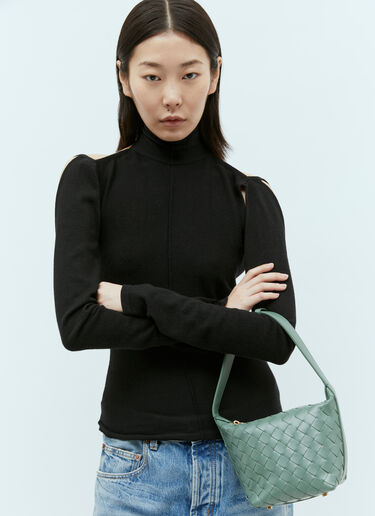 Bottega Veneta 캔디 월리스 핸드백 그린 bov0255101