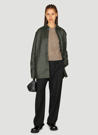 Bottega Veneta 인트레치아토 니트 스웨터 브라운 bov0253085