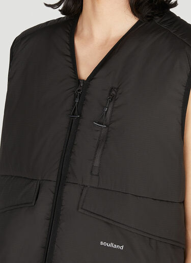 Soulland Clay Vest Black sld0352012