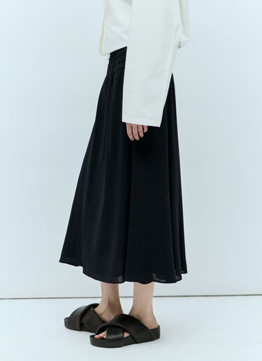 Chloé 中长喇叭半裙  蓝色 chl0255012