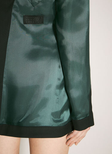 MM6 Maison Margiela インサイドアウトブレザー グリーン mmm0258001