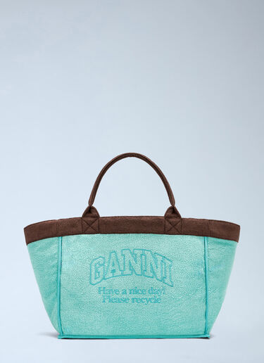 LN-CC® - GANNI: XXL Reversible Tote Bag - Brown GANNI XXL Reversible Tote Bag Brown gan0265031