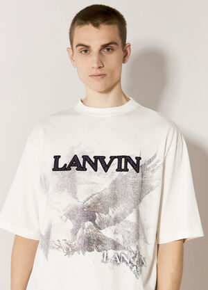 Lanvin ロゴプリントTシャツ  ホワイト lnv0155008