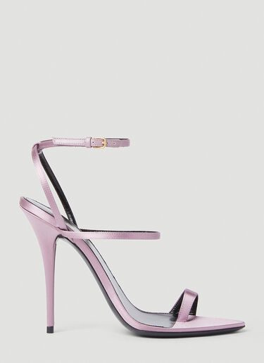 Saint Laurent Dive High Heel Sandals Pink sla0252029