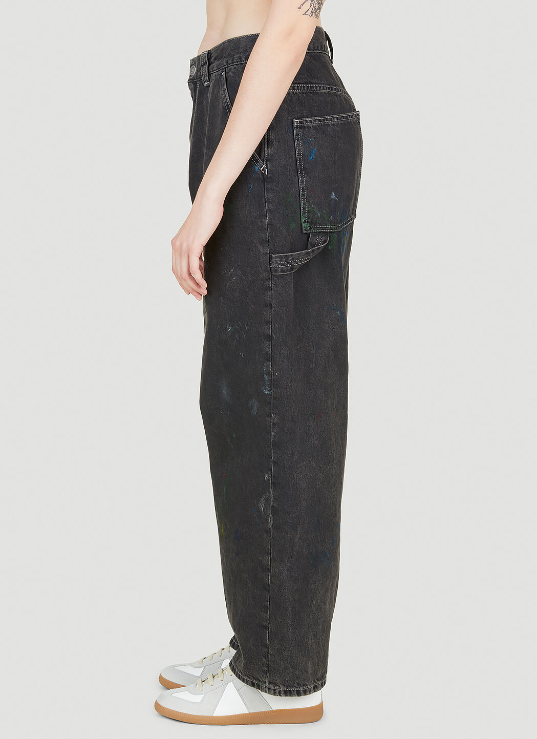 Margiela paint sales splatter jeans