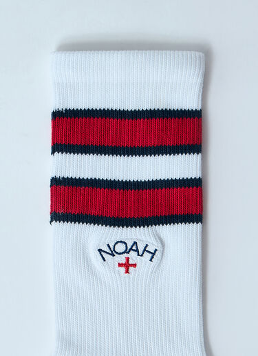 Noah 条纹袜子  白色 noa0160001