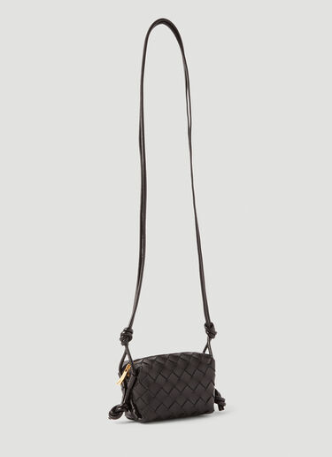 Loop mini intrecciato leather shoulder bag