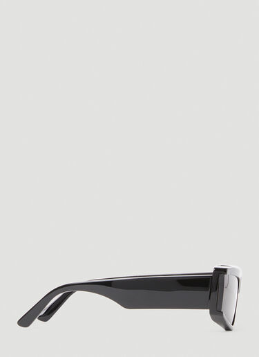 Balenciaga Edgy Rectangle Sunglasses Black bcs0353007