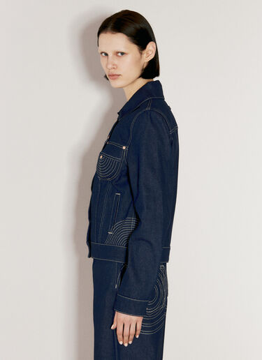 Jean Paul Gaultier 对比色缉面线夹克 蓝色 jpg0256017