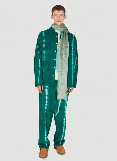 Grid Pants The Elder Statesman Grid Pants Dark Green tes0150008