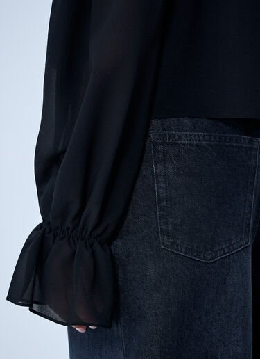 Lace-Trim Top Chloé Lace-Trim Top Black chl0261004