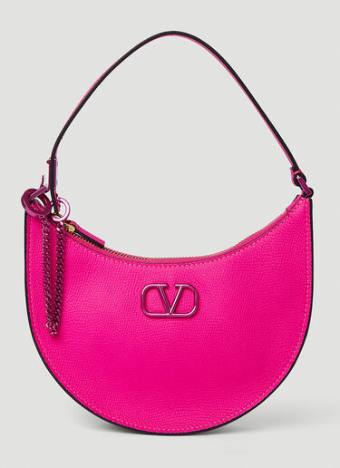 Valentino VLogo Mini Hobo Shoulder Bag Pink val0250020