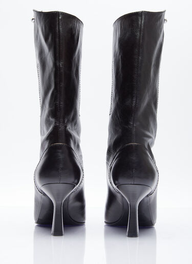 Envelope Leather Boots Our Legacy Envelope Leather Boots Black our0254017