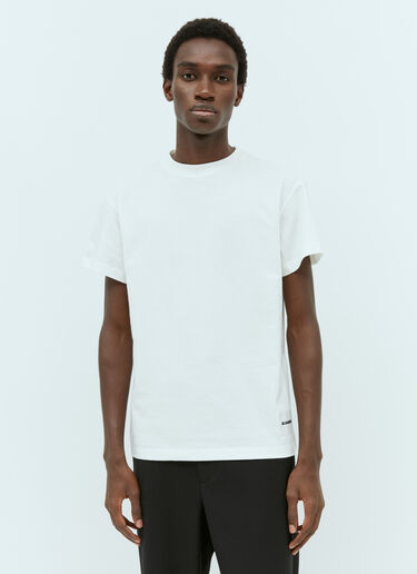 Jil Sander+ Set Of Three Short Sleeve T-Shirt Black jsp0156004