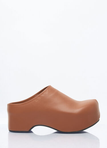 Marni Chunky Sabot Clogs Brown mni0259019