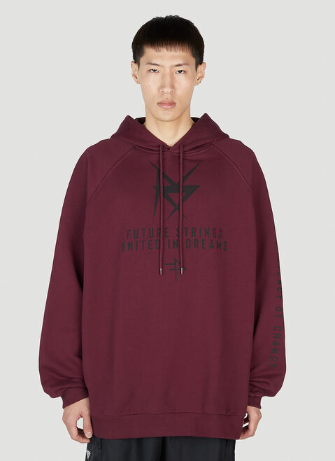 Raf Simons x Fred Perry プリントオーバーヘッド フードスウェットシャツ ホワイト rsf0152005