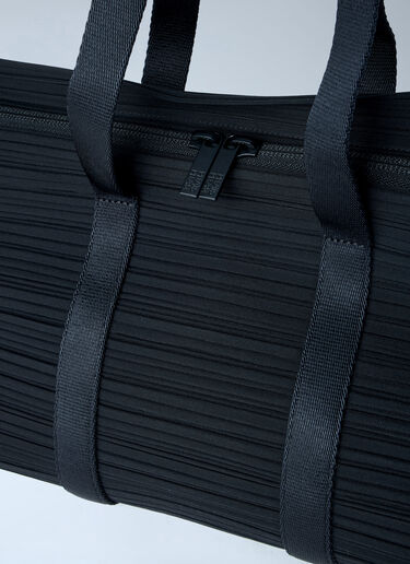 Pleats Please Issey Miyake Pleated Tote Bag Black plp0263013