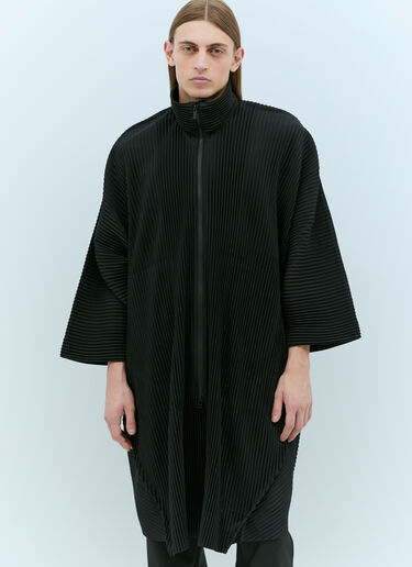 Homme Plissé Issey Miyake Monthly Colors: December Coat Black hmp0155005