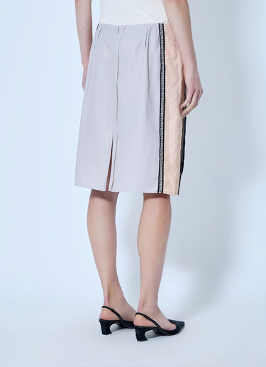 Marni Appliquéd Midi Skirt Black mni0266003