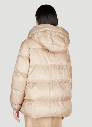 Max Mara Seia Puffer Jacket Beige max0254089