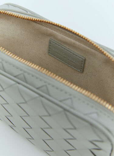 Bottega Veneta 인트레치아토 스몰 지퍼 파우치 그레이 bov0254019