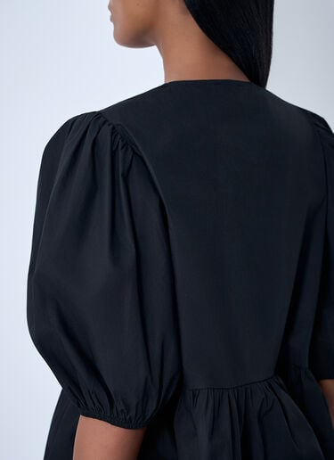 GANNI Peplum Blouse Black gan0257034