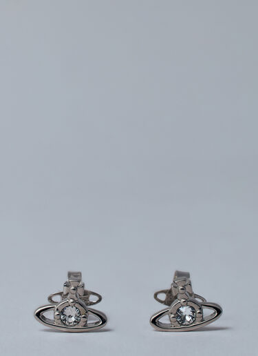 Vivienne Westwood Nano Solitaire Earrings Silver vvw0260043