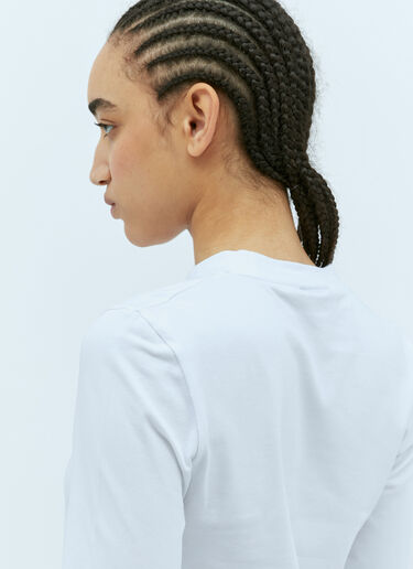 Jacquemus Le T-Shirt Gros Grain White jac0256036