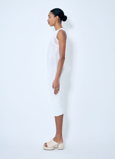 Jil Sander Layered Midi Dress White jil0259006